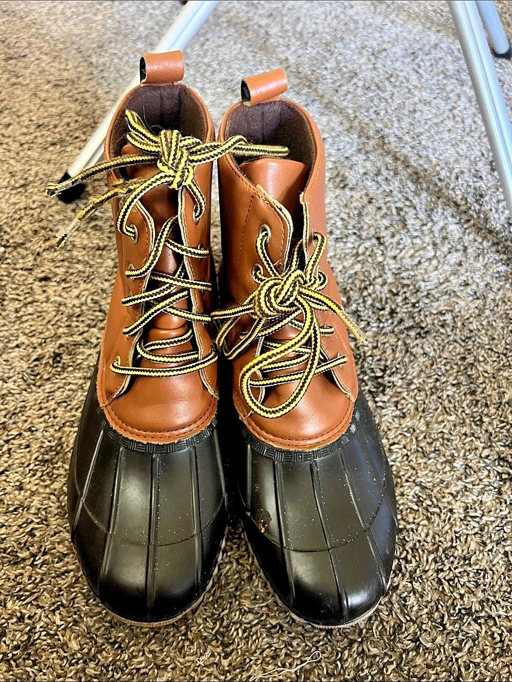 Canyon Creek Winter Duck Boots Brown & Black US 9